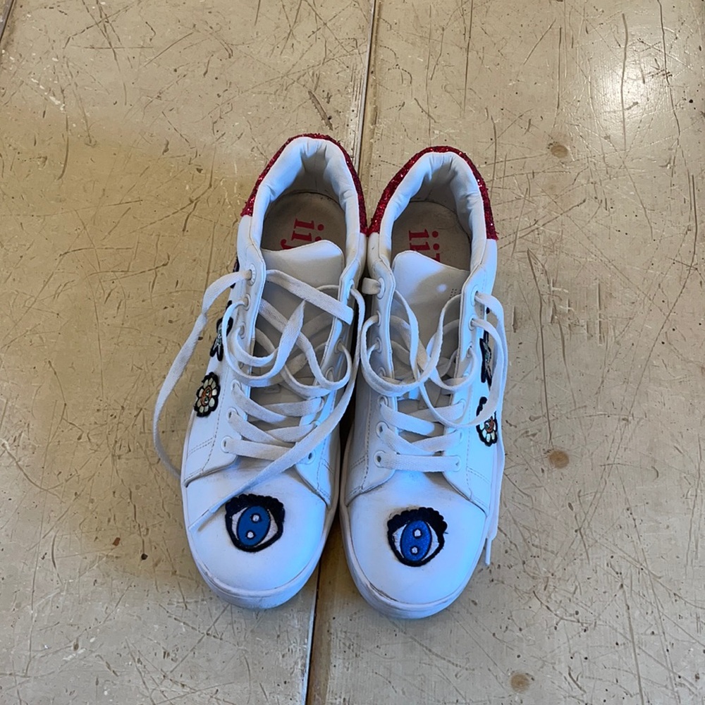 Patched Sneakers